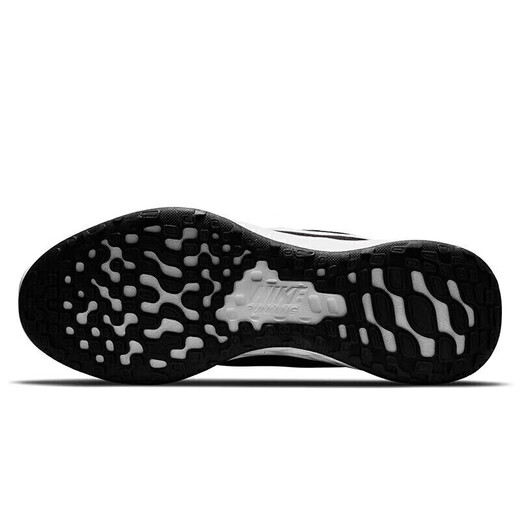Nike NIKE running shoes men's cushioning breathable REVOLUTION 6 sports shoes DC3728-003 black and white 40