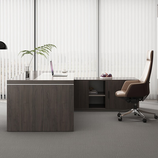 Tiju Desk Boss Desk Simple Modern Executive Desk President Desk Office Furniture Manager Desk and Chair Combination 2 Meter Boss Desk