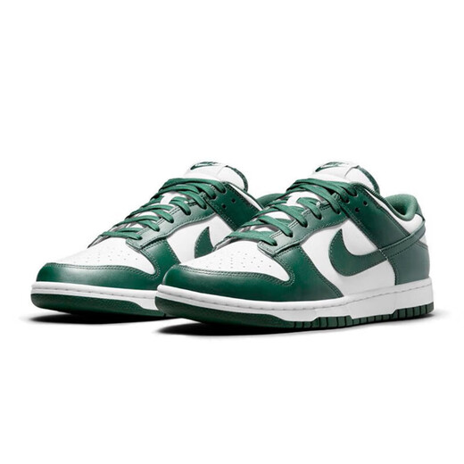 耐克（NIKE）Dunk Low (GS)女子黑白熊猫低帮耐磨运动板鞋 DD1391-101男子白绿 45