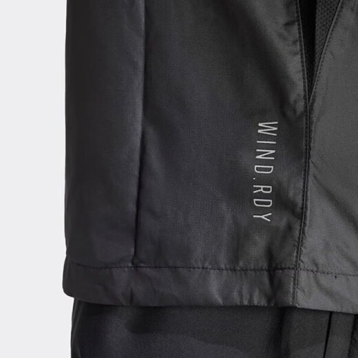 阿迪达斯（adidas）官方外套男装25春新款户外健身训练运动服三条纹防风连帽休闲夹克 IN1483 S