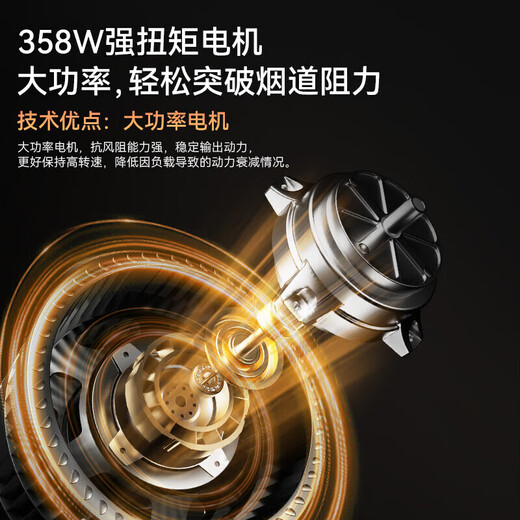 海尔油烟机家用烟灶套装25m³大吸力顶侧双吸抽油烟机燃气灶7字型速吸脱排油烟机自清洁723 CXW-358-EC723
