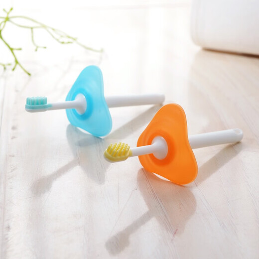 Rikang (Rikang) Kinder Zahnbürste Baby Training Zahnbürste Baby Weiche Borstenpinsel Cartoon Muster Zufällige Baby Zahnbürste 3523 Pink