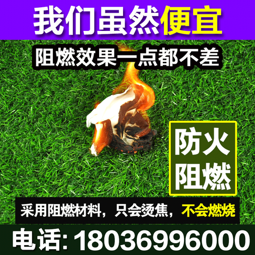 Qingya Lawn Simulated Turf Fake Grass Fence Outdoor Decoration Kindergarten Children's Playground Fake Lawn Artificial Fake Lawn 10mm Engineering Encrypted Thickened Grass