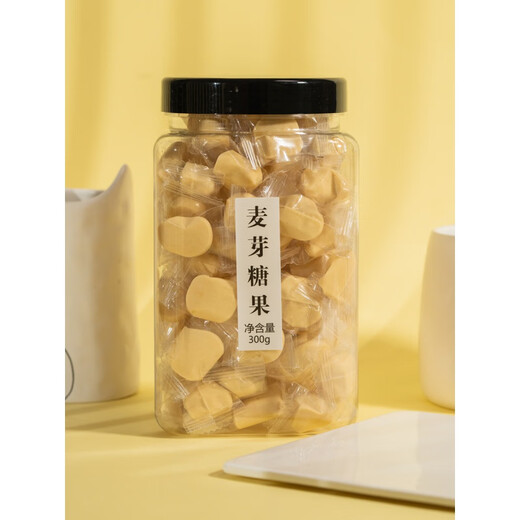 Other maltose original flavor, no additives, authentic handmade old-fashioned stove candy, children's Ding Ding candy, hard candy, nostalgic snacks, malt candy 300g x 2 cans