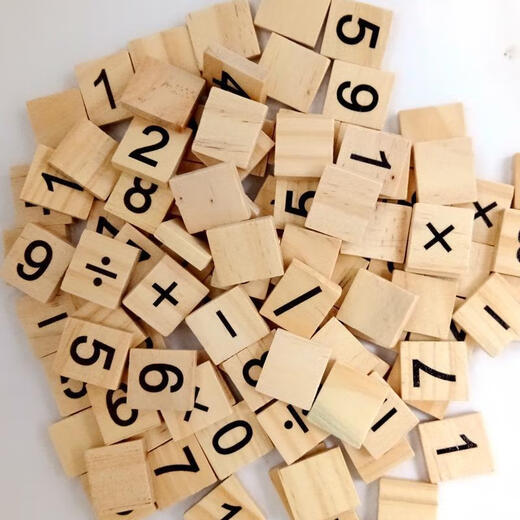 Tarjeta numérica del jugador 1-100 Números puros 0-9 Digital Wooden Square de educación temprana para niños Juego de rompecabezas Piezas de madera Baby Wooden Block Magnetic Digital Digital (37 piezas)