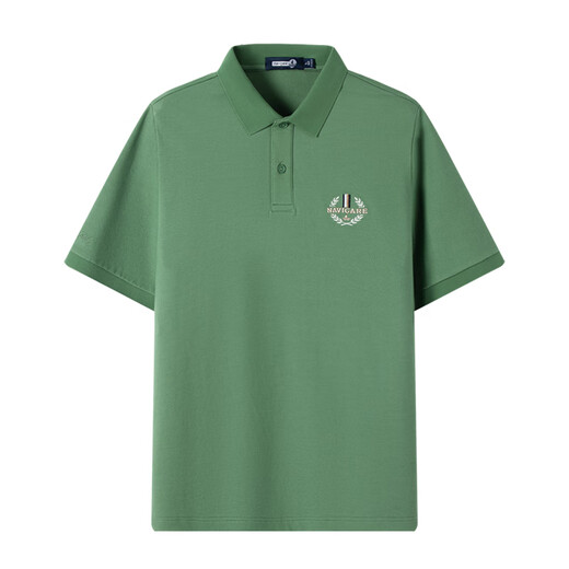 Navikel Italian dinghy men's cool elastic casual simple short-sleeved POLO shirt 1325525505 Green L
