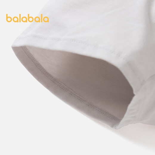 Balabala children's underwear cotton boxer boys' boxer shorts solid color small children, middle and large children without PP three-pack blue-green tone 00484 110 cm