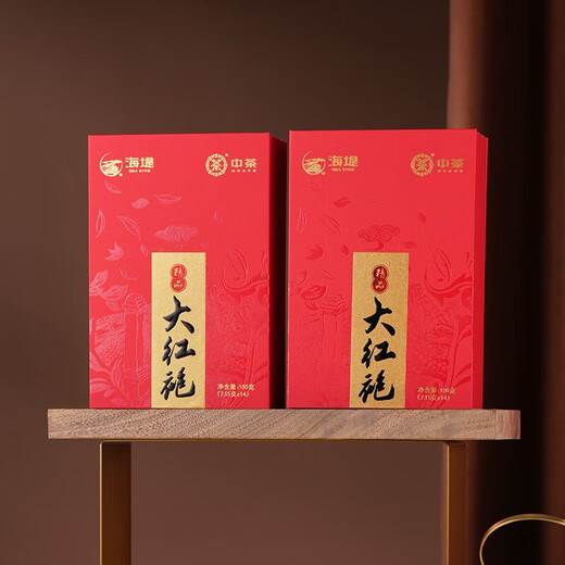 
Seawall SEA DYKE Chinese Tea Seawall Oolong Tea Wuyi Rock Tea Dahongpao Cinnamon Premium Small Bubble Tea Gift Box Series AT679 Premium Dahongpao 1 Box*200g
