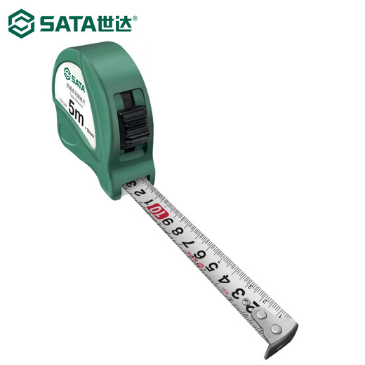 SATA steel tape measure 2 meters 3 meters tape measure 5m 7.5m 10m box ruler telescopic ruler home woodworking decoration measuring ruler steel tape measure 5Mx19MM 91314A