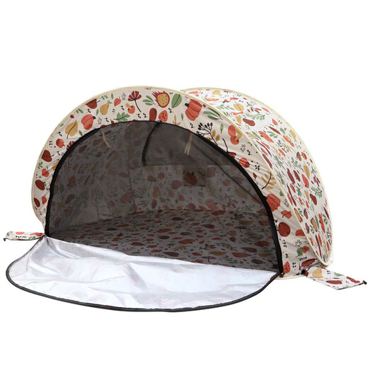 
KENPUAZ outdoor camping equipment quick opening portable children's tent rainproof sunshade beach beach beach park picnic folding tent [mosquito screens | sun protection] single tent