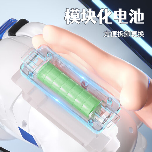 JJR/C儿童早教智能声控机器狗玩具男孩1-3岁宝宝4-6-8岁小孩仿生机器人 宝石蓝N3【遥控+手控+声控模式】 送两岁二到三岁2孩子童年礼物