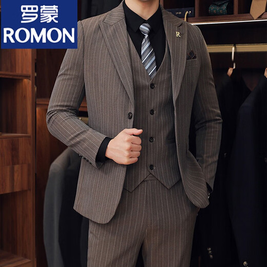 Костюм Romon Men's Slim-Fiting и Slim-воротнич