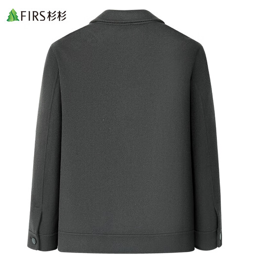 M manteur de laine à double face Shanshan Men de laine à double face Autumn et hiver Nouvelle affaires Température à mode lâche décontractée Black Men's Black XL (180)