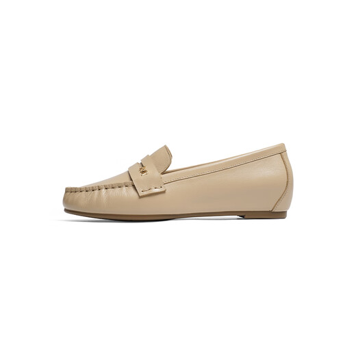 
Red Dragonfly Mother Single Shoes Women's Spring Comfortable Commuter Soft Sole Comfortable Women's Shoes Casual Light Mouth Single Shoes WTB14140 Apricot 35
