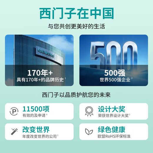 Panneau de prise de commutateur SIEMENS série Zhidian élégant blanc type 86 prise de courant domestique murale dissimulée 10A prise à cinq trous décalée