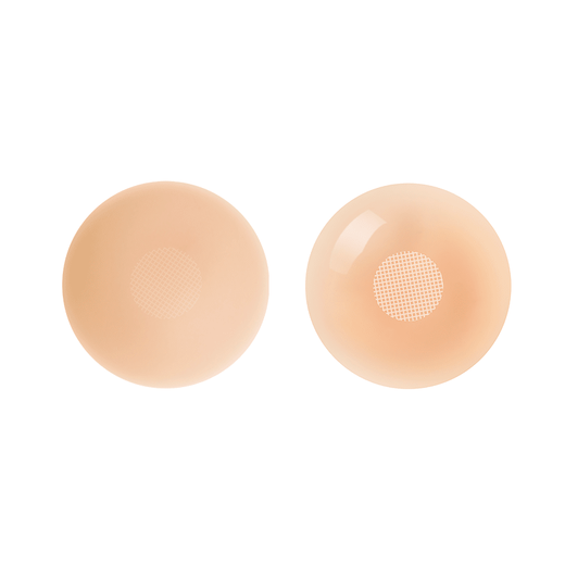 Breast stickers for women's slings, summer thin silicone nipple stickers for wedding dresses, small breasts to prevent bumps and light exposure, invisible nipple stickers, round 4 pairs