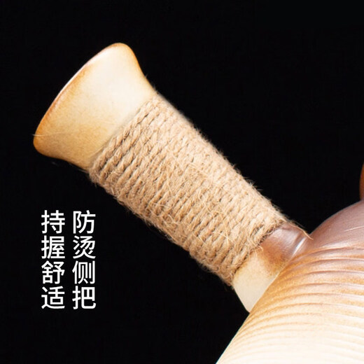 Yushangzhenpin stove-cooking teapot teacup set canned tea teapot roasted milk tea tea water separation ceramic teapot 1 pot 6 cups with lid