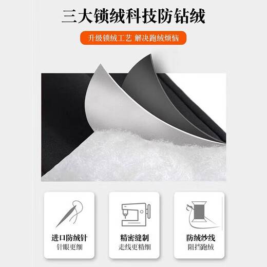 Langsha 90 White Duck Down Pants Women's 2025 New High Waisted Slimming Plus Velvet Thickened Legs Coldproof Cotton Pants - 40 Degrees 90 Duck Down Black Gold Style Cold Resistant - 30 L Suitable for 90-120 Jin Jin is equal to 0.5 kg