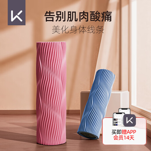 Gardez le rouleau en mousse relaxation de la colonne de yoga solide Fitness Fitness Fermeure des jambes Rouleau de yoga Stick Black [Stick Massage portable + rouleau en mousse]