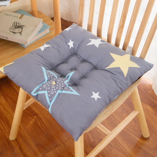 Werbedickte Kissenstuhlkissen Kissen Kissen verdickte Herbst- und Winter allgemeine Studentenstuhl Doppelseite-Short Plüschgrau 3893 Universal Modell 40*40 cm