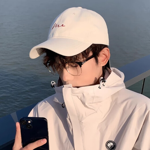 Meman Baseball Hat Herren Frühling und Sommer Big Head Circum Trendy Marke vertiefen und vergrößerte Männer im Freien breit gebogen