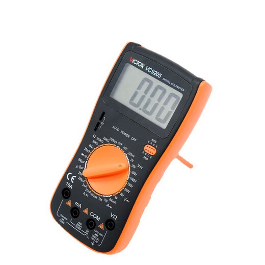 胜利仪器（VICTOR）数字万用表 电子多功能电压表数显表 VC9205【智能防烧 可测三极管】