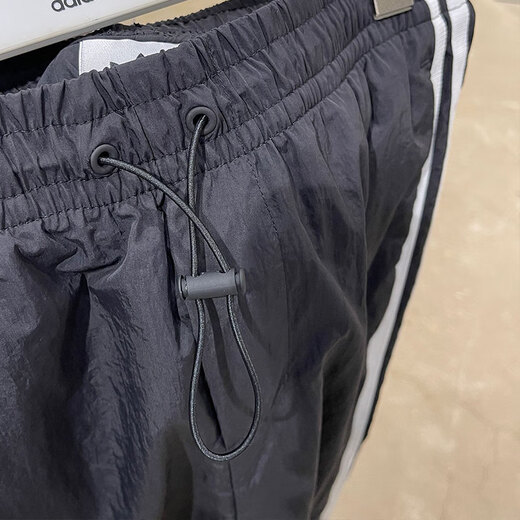阿迪达斯 （adidas）三叶草运动裤男裤夏季新款健身裤子透气休闲裤三条纹直筒裤长裤 JW9896 L