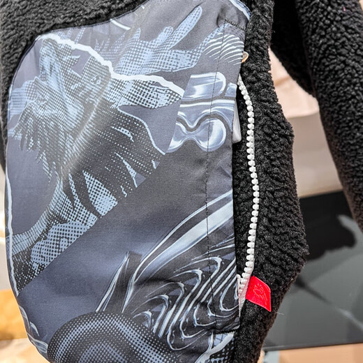 耐克（NIKE）外套男装2025夏季新款运动服摇粒绒保暖立领夹克 FZ6194-010黑色新年款 2XL