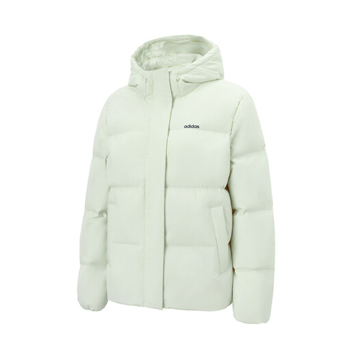 Adidas 550 Puff Commuting Windproof Warm Duck Down Down Jacket Women's Winter Stand Collar S Size