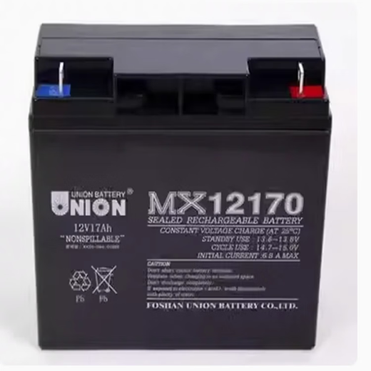 UNION友联蓄电池MX12012 12V1.2AH 12040 17 24AH 医疗仪器呼吸机电瓶 MX12240 12V24AH