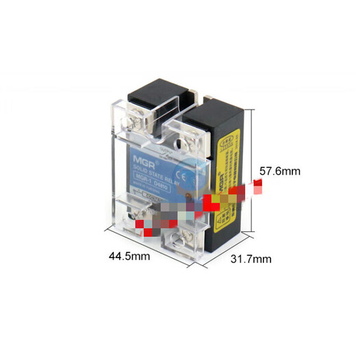 
40da solid single-phase solid state relay 40A contact MGR-1 D4840 DC-controlled AC DC-AC 3 relays + radiator