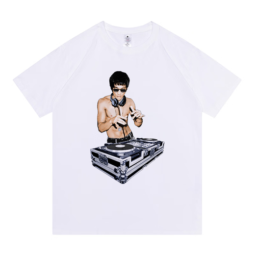 Iosn bruce lee dj the dj funt Bruce Lee Taekwondo Wing Chun Fist с короткими рукавами китайская одежда кунг-фу Мужчины черные-7373 Брюс Ли DJ L 170-175с/120-140JIN [JIN равен 0,5 кг]
