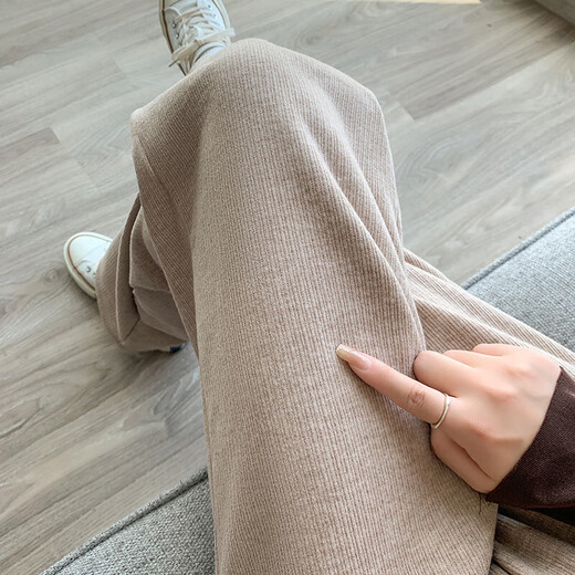 Miduli maternity overalls suit autumn and winter plus velvet thickened maternity pants winter wide-leg pants autumn trousers winter wear khaki overalls-velvet XL size (recommended 130-160Jin Jin is equal to about 0.5 kg)