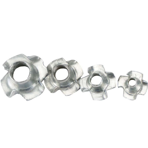 Jiawei Tuerca incrustada de cuatro garras 200 piezas/paquete de madera galvanizada con incrustaciones de garra tipo M4 JG1049A