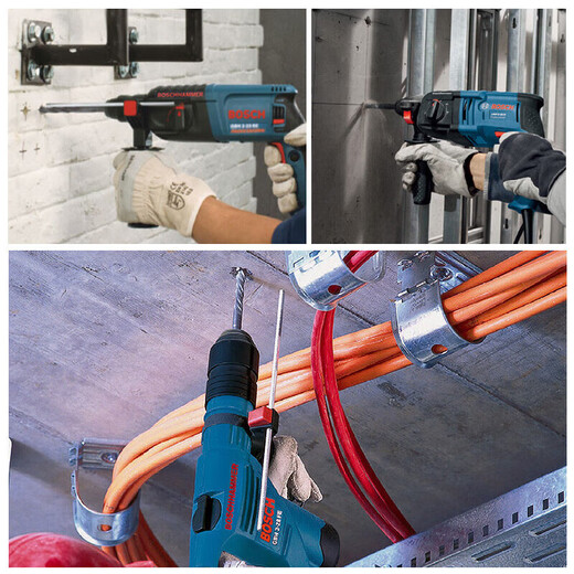 Bosch (BOSCH) impact drill concrete 4-pit series round handle electric hammer brick wall drilling extension drill bit 02 accessories 16X250/310mm