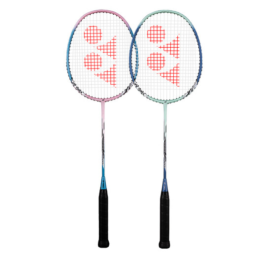 YONEX尤尼克斯羽毛球拍对拍专业训练轻量耐打2支套装NR6000i附球+手胶