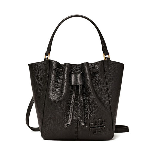 汤丽柏琦（Tory Burch）TB女士McGraw系列小号抽绳手提斜挎包单肩包奢侈品潮牌【现货】 90474-724 小号