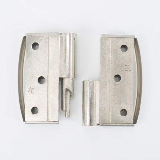 Bingyu stainless steel partition hinge public toilet self-closing door removable hinge left stainless steel cover + alloy 2 pieces BH-587