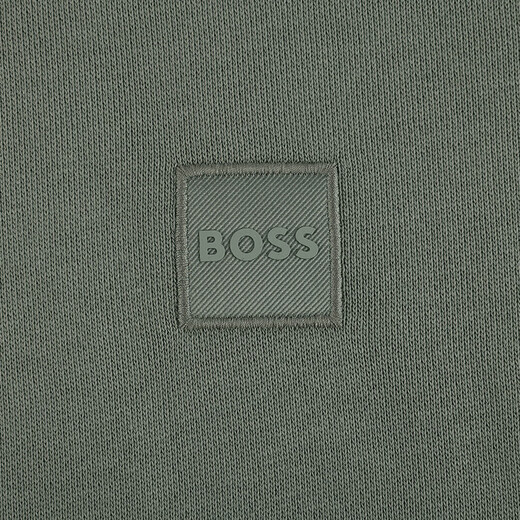 Hugo Boss (Hugo Boss) Luxus -Männermode und vielseitige trendige Sweatshirt -Geschenk 12140 Dunkelgrün L.
