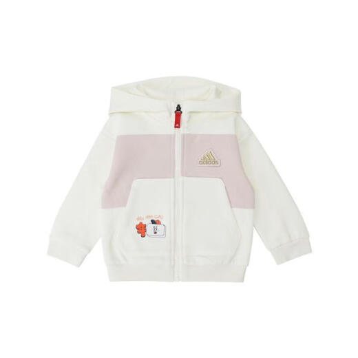 阿迪达斯【滔搏运动】adidas男婴童IN KN FZHD SET长袖针织套服 JF3882 92