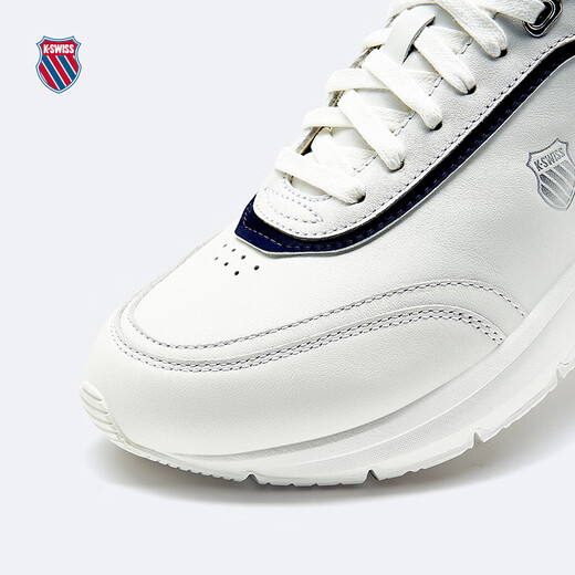 盖世威（K·SWISS）男女运动鞋春季新款透气舒适缓震休闲鞋9274-US 113温布尔登白/海军蓝/盖世红 40