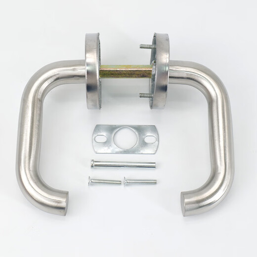 Bingyu stainless steel round tube fire door handle fire door handle escape door lock handle fire lock handle fire lock handle BH-580