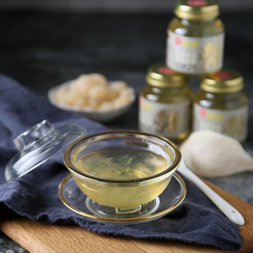 Dragon Biao Bird's Nest, Rock Sugar, Golden Wire Office's Instant Aliments, Gift Matières premières importées pour les filles, cadeaux nutritifs pour femmes enceintes 75g / bouteille 6 bouteilles (1 boîte)