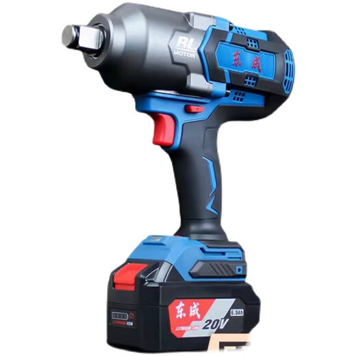 Dongcheng Elektrischer Schraubenschlüssel großes Drehmoment DCPB998H2 Auto Reparatur Lithiumbatterie Zaun Dongcheng bürstenloser Ladeauswirkung Luftkanone Industrial 698n698 (4,0 Zwei Strom und eine Ladung)