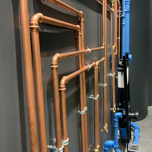 Qiling T2 copper straight tube, copper tube, air conditioning copper tube, hard copper tube, hollow copper tube, ZT-9 seamless copper tube, straight tube outer diameter 12*1.5mm thick/1 meter price