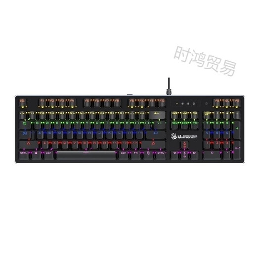 General boutique 2 second-hand Internet cafe mechanical keyboard, mouse, headphones, magnetic power and other black blue axle game backlight e-sports disassembly [8] A-grade GK719 (optical axis machinery)