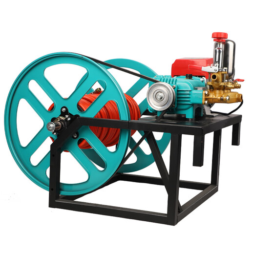 Electric vehicle sprayer for agricultural use, fully automatic 48V60V, new high-pressure sprayer for fruit trees, new pesticide sprayer, 48/60V dual motor + 200m pipe