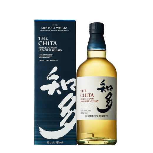 三得利（Suntory）知多威士忌 【行货带码】单一谷物 日本原瓶进口洋酒 700ml 礼盒 知多威士忌700ml