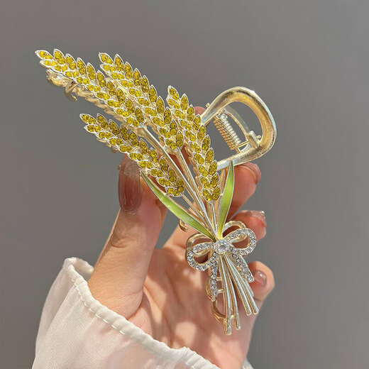 京礼京达抓夹女发夹发卡头饰女高端2025生日礼物女生实用高端送女朋友老婆 精致穗穗平安抓夹【礼盒装】