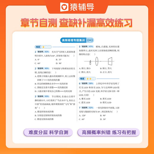 
[Kyokuang Sufa Tomorrow] Yuanfudao High-frequency and easy-to-miss questions in the middle school entrance examination 9787571**1047